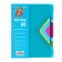 Notepad on the crest A6, 100 sheets, line, plastic cover, with dividers, New, mix