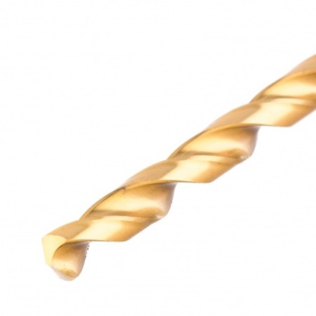 Spiral drill on metal Matrix, 10x300 mm, HSS, nitridetan coating-1