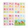 Training set "Form, color, score", with domino