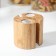 Spice set, 7 × 7cm, 2 pcs, Solonka and pistor, bamboo