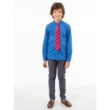 Surchashka upper for ISEE boys, height 170 cm, blue color