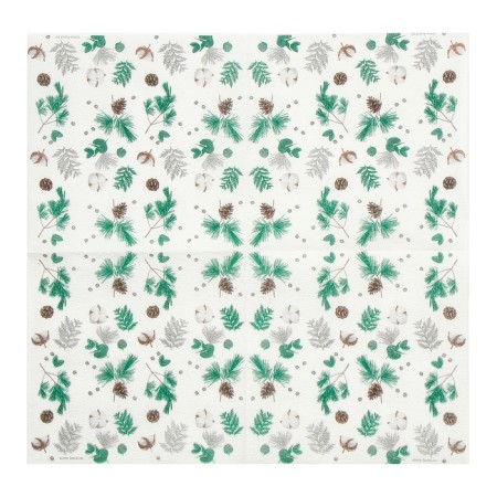 New Year's napkins "branches", two -layer, 33x33 cm, 20 pcs.-5