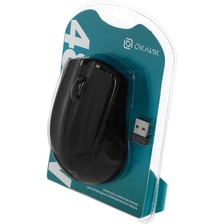 Mouse call 485MW black optical (1600DPI) wireless USB for a laptop (3but)-8