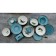 Porcelain dish for supply to Magistro "Cerera", 18.2 × 16.3 cm, blue color
