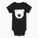 Body Kroshka I "Black & White", Black, R.28, height 80-86cm