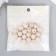 Beads for creativity plastic "Marble. Bezh" d = 1.2 cm set 20 grams