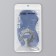 Sleel Mask "Silk", 19 × 10 cm, elastic band is single, the color is dark blue