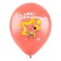 Shar Latex 12 “Mi-mi-Mim. Happy Birthday”, pastel, set of 100 pcs., 5 colors, mix