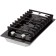 Krona Hagel 30 BL, gas, 2 burners, black, black
