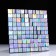Panel with sequins for the photo zone 30*30cm, silver with a holography effect