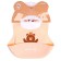 Badion for feeding "Mishutka", silicone, with pocket, beige