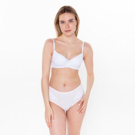 Women's bra, white color, size 75V-1