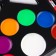 Makeup for the face and body, 7 colors + 4 pencils + 2 applicators + 2 lips