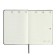 The weekly dated 2025, A4, 64 sheets, Devente.emblem, a solid cover of artificial leather with foam, lies, cream block 70 g/m2, black