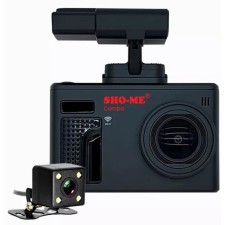 DVR + Radar Detector Sho-Me Combo Note Wi-Fi Duo, GPS 1920x1080