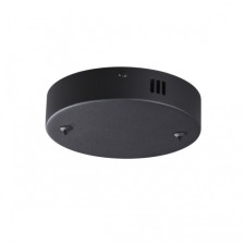 The base of the ceiling lumion. Echo, 180x180 mm, black color