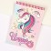 Notepad A5, on the crest, 40 sheets, Minnie Mouse and Unicorn