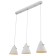 Suspended lamp RIVOLI Chelsea 3141-203 3CH14, 40W, White, Brass