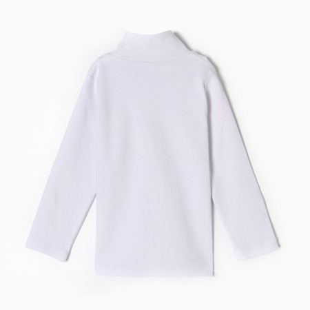 Turtleneck for a boy, white color, height 116 cm-3