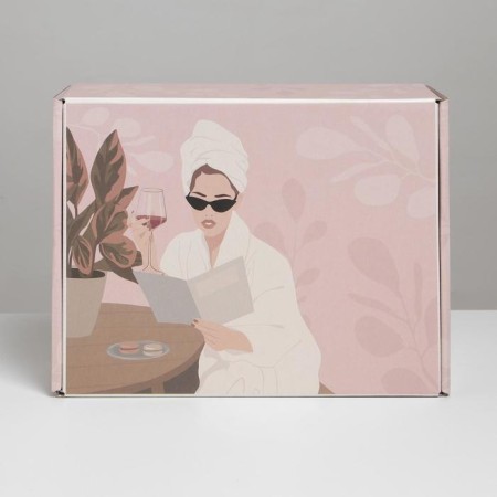 Gift folding box, packaging, "SPA", 27 x 21 x 9 cm-4