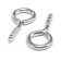 The screw-ring tundra, for construction forests, galvanized, 5x50 mm, 10 pcs