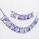 Garland on the tape "Happy Birthday", length 215 cm, cold heart