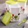 A set of cans for bulk "flower beds", 500 ml, 3 pcs, color mix