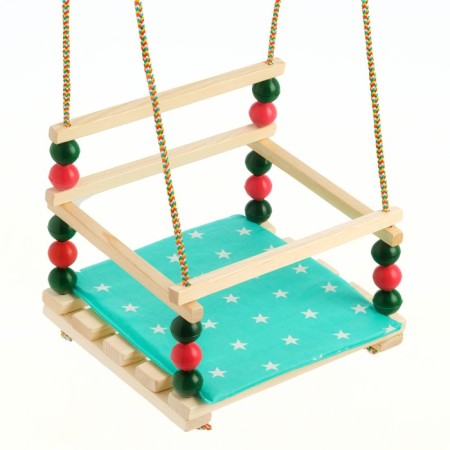 Suspended armchair for a playing site with a soft seat, "breeze", seat 34x28 cm-5