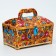 New Year. Gift box New Year's chest updated "precious" 25 x 15 x 15.5 cm.