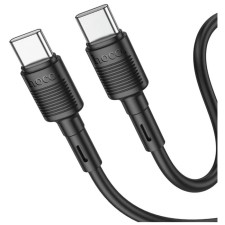 Hoco X83, Type-C cable-Type-C, 60 W, 3 A, 1 m, data transfer, PVC, black