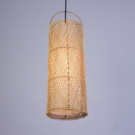 Lamp ceiling from the rattan "Vibava" 1x120W, E27, 20x20x55 cm-2