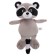 Soft toy "Raccoon Joe", gray color, 25 cm
