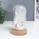 Souvenir Polystone "White Swan" Lumining flask 15.5x9.5x9.5 cm