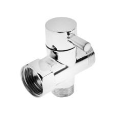 Zein Z743 divertor, for the mixer, zinc body, chromium color