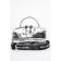 Bag Cross-Body Women's, genuine leather, Polina & Eiterou silver, 25x9x18 cm