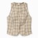 Women's WITH WITH MINAKU: Casual Collection color Beige cage, river 48