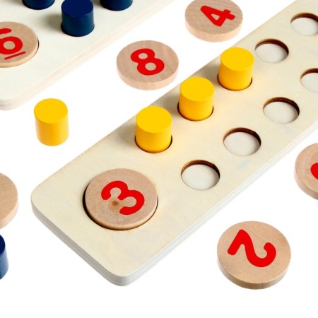 Game wooden set "Learning to count" 22.5 × 7 × 2.8 cm-2