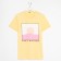 Women's T -shirt with print "STAY GOLDEN", ​​yellow color, size 48