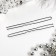 Hair hairpin "Classic" (set 10 pcs) 8 cm, black