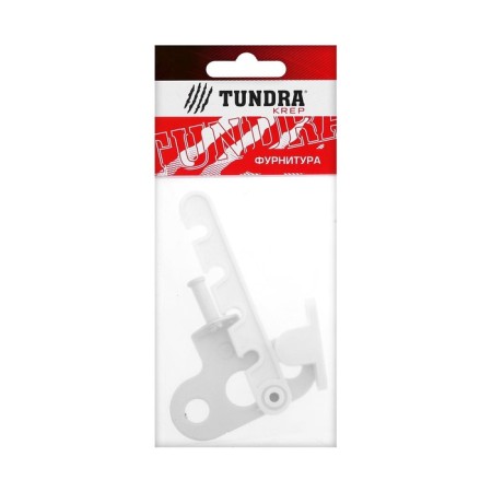 Tundra window opening limiter, plastic, l = 105 mm, white, 1 pc.-6