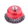 Matrix ushm brush, d = 100 mm, m14, cup, twisted wire 0.8 mm