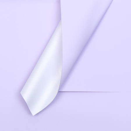 Flower film tinted, matte, light lilac, 57 x 57 cm, 65 μm