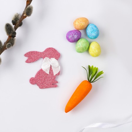 Decor set "Hare, carrots, eggs"-1