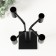 Summary Metal for 4 candles "City lights" d = 2 cm black 17.5x17.5x33 cm