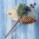 Decor "Winter charm" bump of blueberries needles, 18 cm