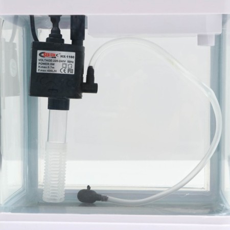 The Seastar HX-180F Aquarium includes: LED lamp, filter, 3.5 l, white-8