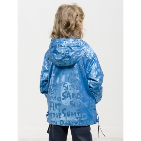Windbreaker for girls, height 104 cm, azure color-5