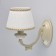 Bra “Ariadna”, 1x60W E14, gold, ivory 24x16x25 cm