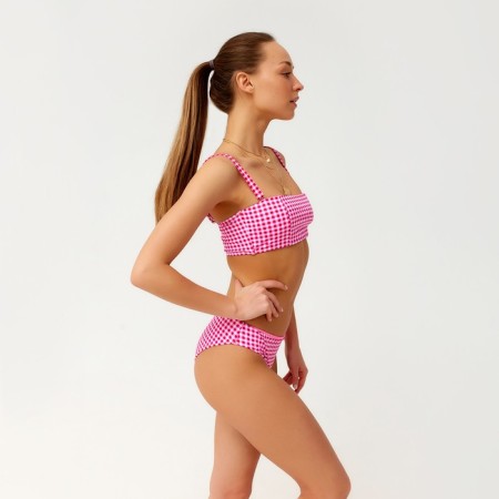 Swimsuit female separate minku pink color, size 48-1