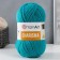 Yarn "Charisma" 80% wool, 20% acrylic 200m/100g (11448 emerald)